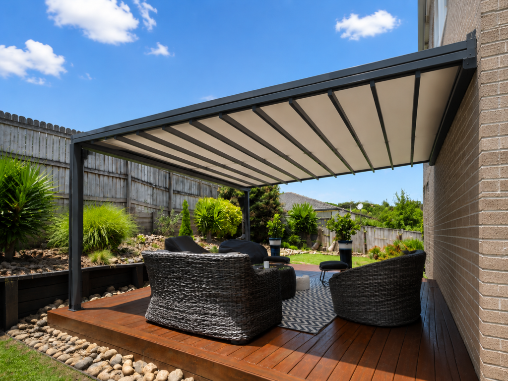 Retractable PVC Roof